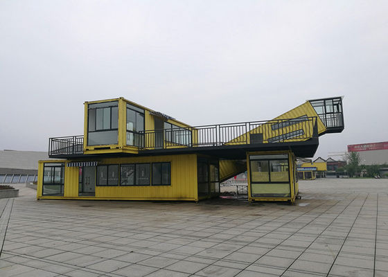 Chine Maisons modernes de récipient d'expédition d'Assemblée flexible avec le toit latéral simple de papier d'aluminium fournisseur
