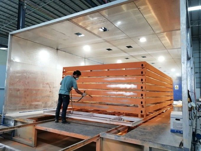 Foshan Boxspace Prefab House Technology Co., Ltd ligne de production du fabricant