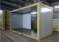 Bâtiments modulaires jaunes de paquet plat favorables à l'environnement avec le papier d'aluminium latéral simple fournisseur