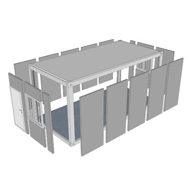 Container de bureaux de type portable maison modulaire