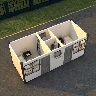 BOX SPACE Modulaires personnalisés maisons portables détachables maison de conteneurs, maisons mobiles préfabriquées avec isolant