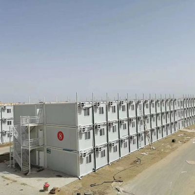 Résistant au tremblement de terre et au vent 3 étages structure modulaire maison de conteneurs à louer ou de camping temporaire