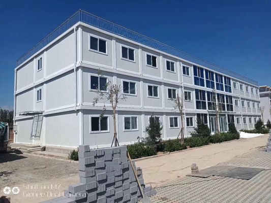 Maison en conteneurs détachables à plusieurs étages, maison en conteneurs en cabine préfabriquée de 20 pieds.