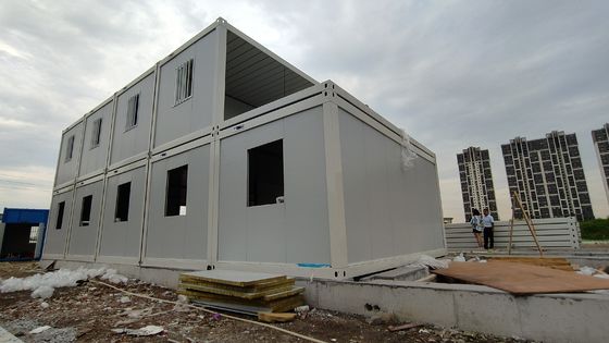 BOXSPACE Maison de construction préfabriquée Construction rapide Container à paquet plat Bureau Dortoir Chantier de construction Maison préfabriquée