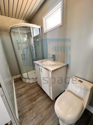Modbox maison de conteneurs préfabriquée porteuse avec cuisine et salle de bain