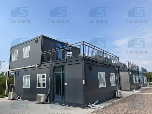 BOX SPACE Chambres préfabriquées détachables préfabriquées Modulaires à faible coût