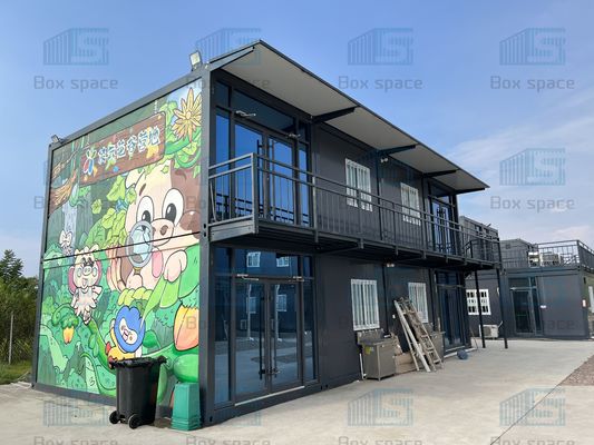 Des maisons en conteneurs modulaires mobiles préfabriqués