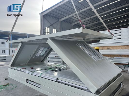 Maison de conteneur pliable à l'épreuve des tremblements de terre
