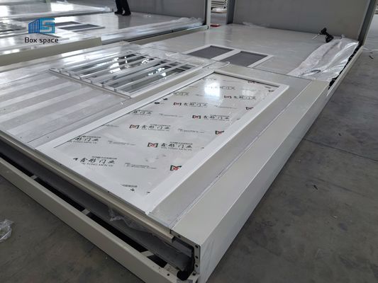 Des maisons en conteneurs pliables de 20 pieds et 40 pieds, des maisons en conteneurs préfabriquées pour le chantier.