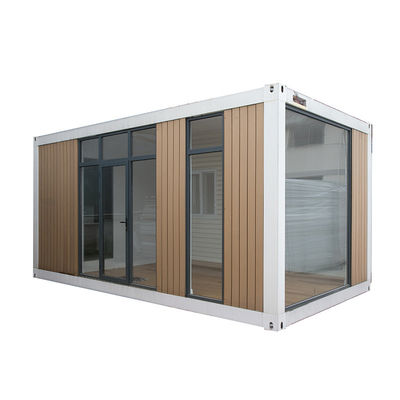 Mini maison verte facilement assemblée Chambres de jardin et cabine maison mobile de luxe avec revêtement en bois