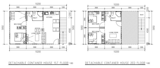 Les maisons préfabriquées de 3 chambres sont des maisons modulaires préfabriquées.