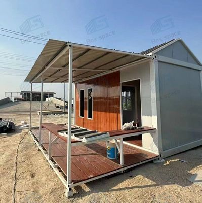 Maison pliable 2024 Villa préfabriquée moderne de luxe Maison en conteneur à vendre au Kenya Petites maisons prêtes à être expédiées Villas