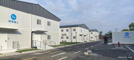 Maison préfabriquée à l'épreuve des ouragans Maison modulaire préfabriquée Expandable Maison minuscule à deux étages Pour l'Indonésie