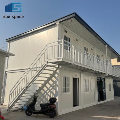 Boxspace maisons modulaires préfabriquées 20 pieds 40 pieds maison de conteneurs modulaires maison de bureau maison de cabine maisons de conteneurs empilables